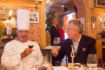 Paul Bocuse et GP © Maurice Rougemont