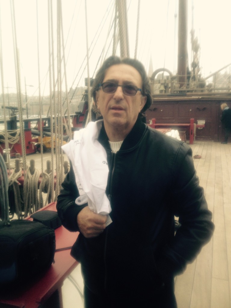 Patrick Jeffroy sur le bateau © SD