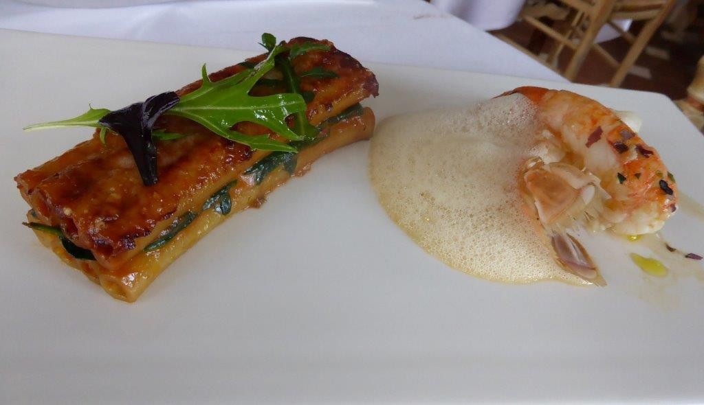 Grosses langoustines, gratin de Zita © AA