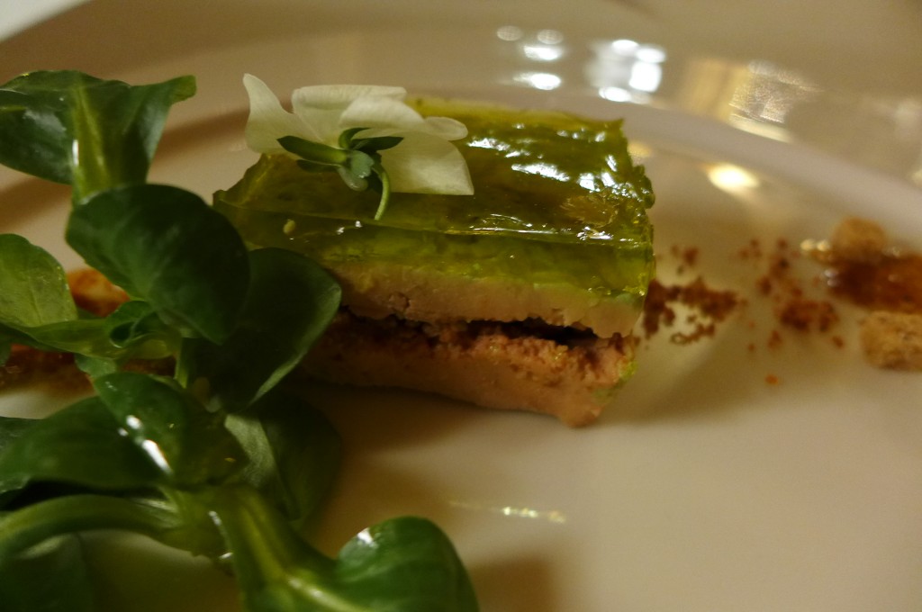 Pressé de foie gras au genépi © GP