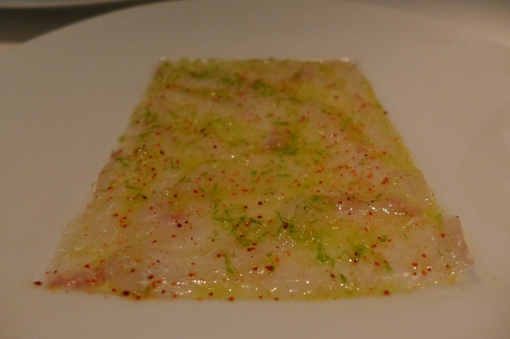 Carpaccio de daurade © GP