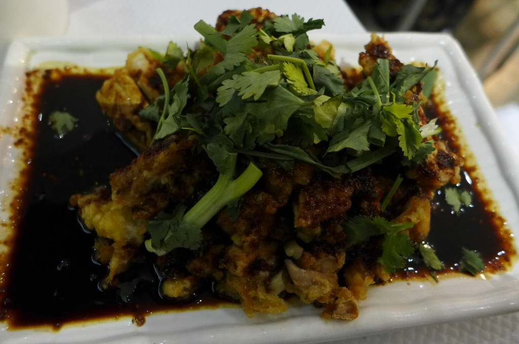 Poulet croustillant au gingembre et basilic © GP