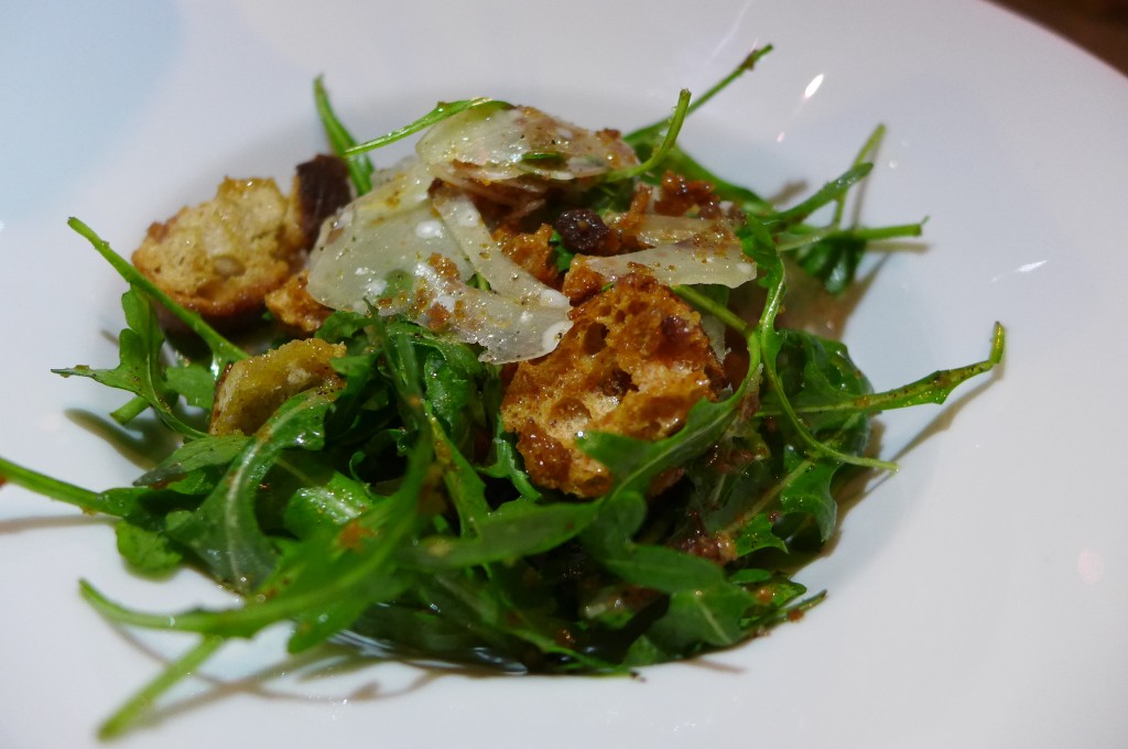 Salade de riquette au parmesan © GP