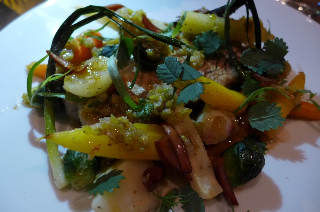 Poitrine de veau et ses légumes © GP
