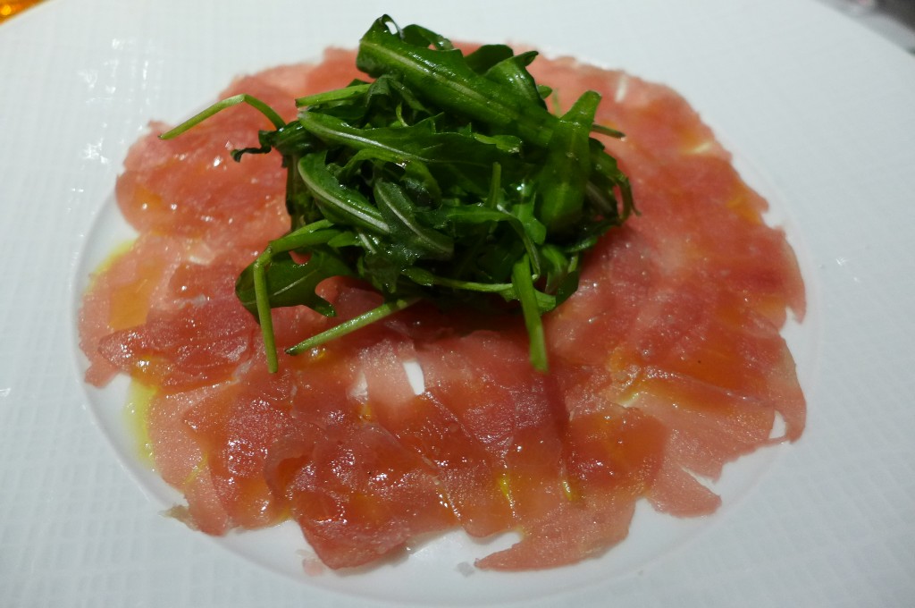 Carpaccio de thon © GP