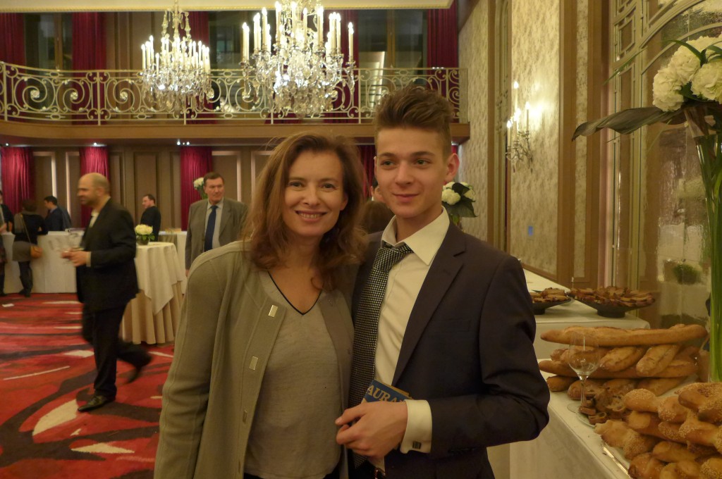 Valérie Trierweiler et son fils Léonard © GP