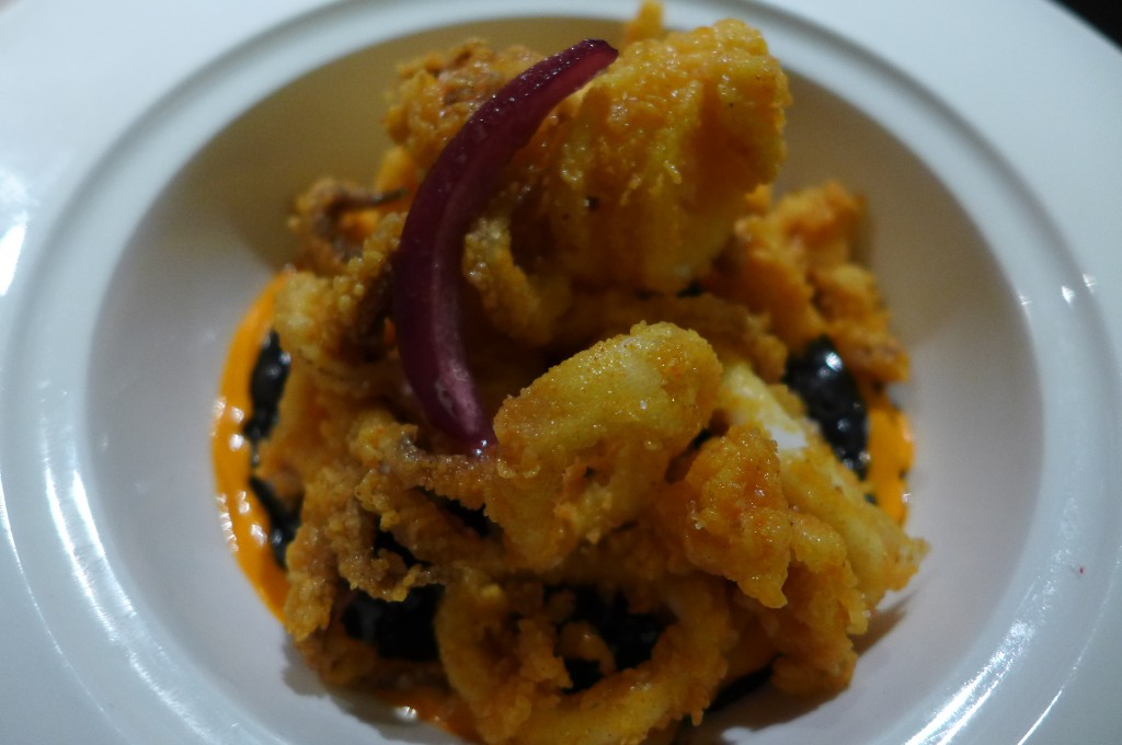 Chipirons et risotto © GP