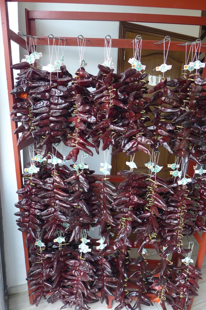 Les piments séchés © GP
