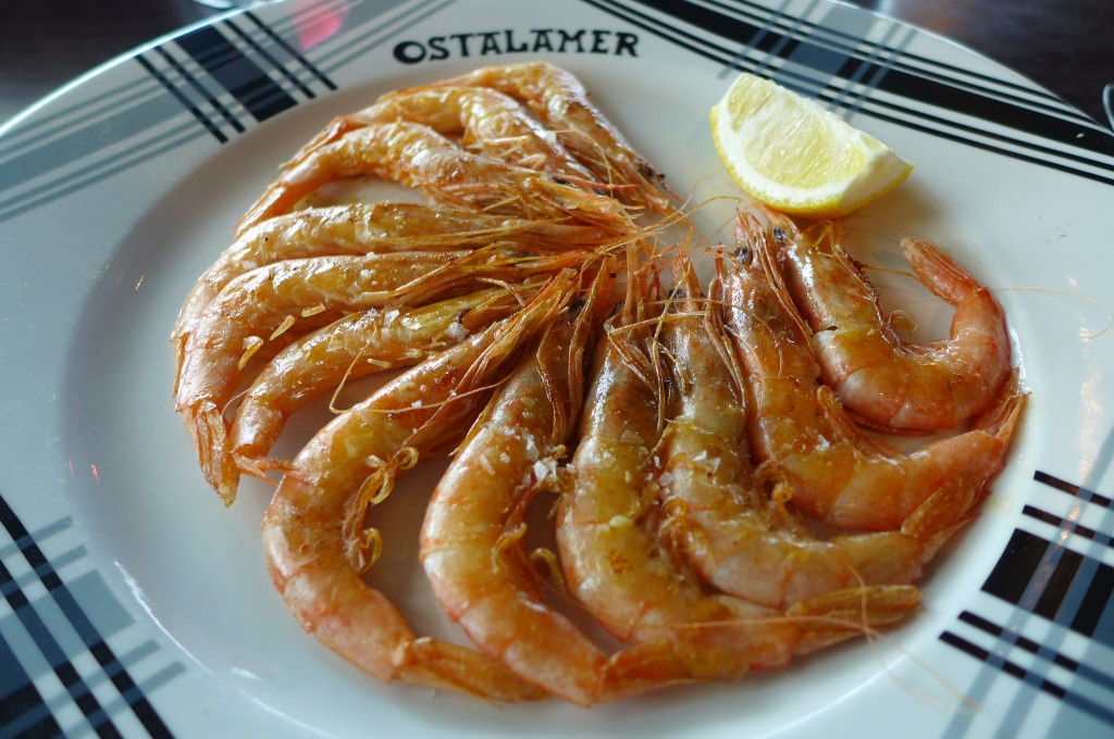 Crevettes poêlées © GP