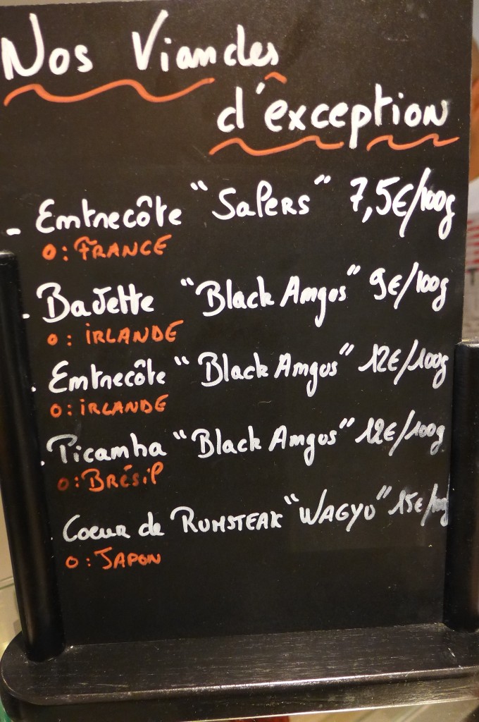 L'ardoise du jour © GP