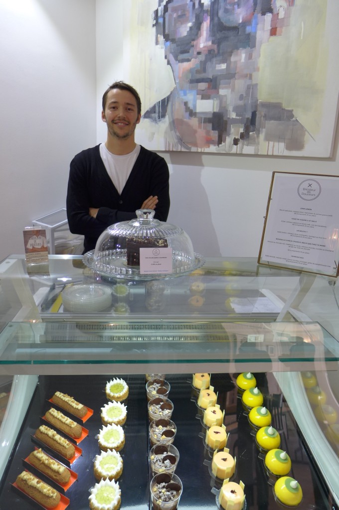 Clément Higgins et ses pâtisseries © GP