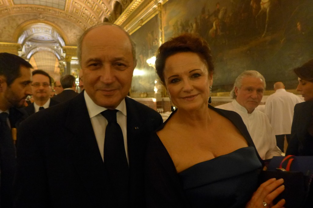 Laurent Fabius et madame © GP