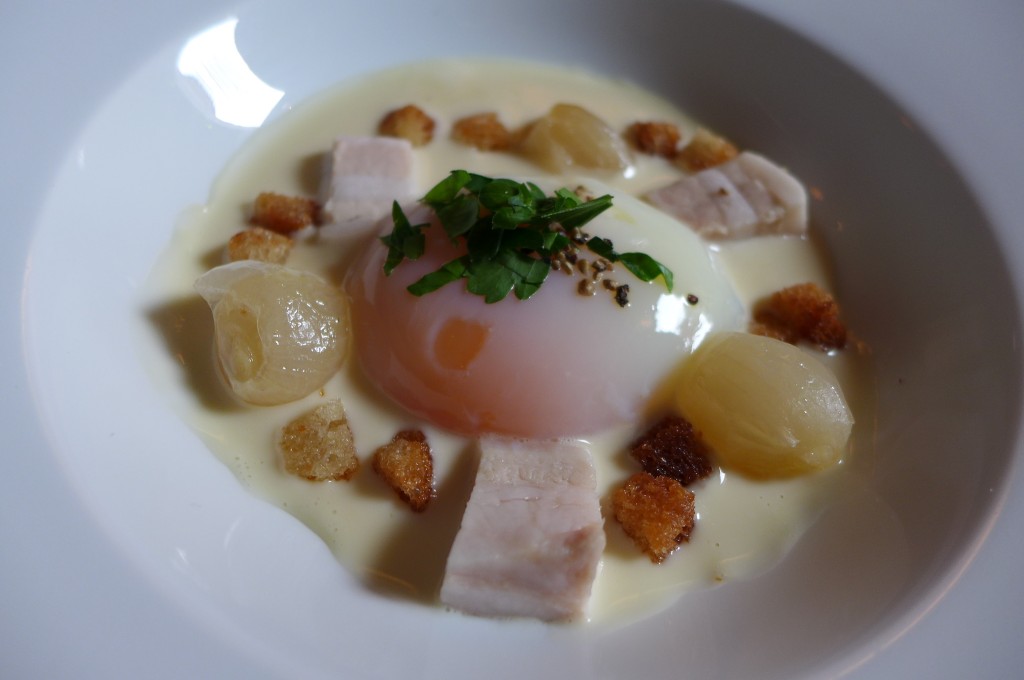 Oeuf carbonara © GP