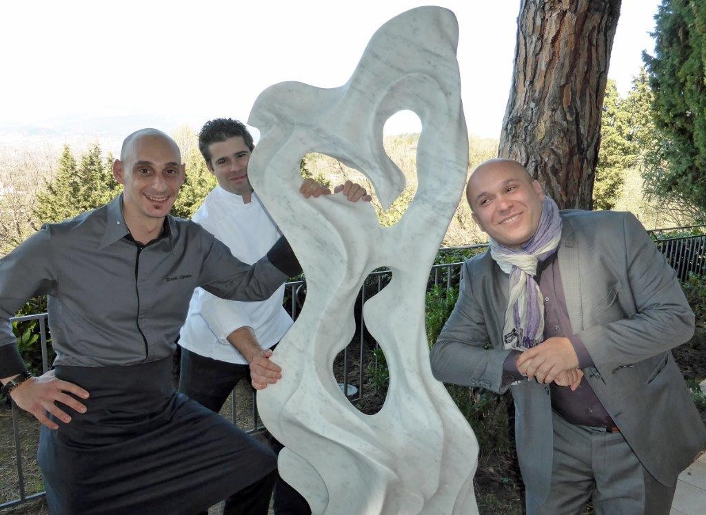 David, Olivier et Giuseppe © AA