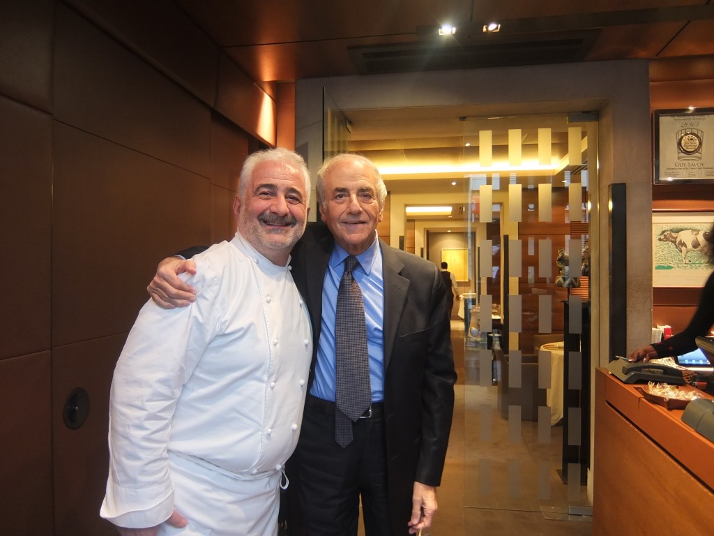 Guy Savoy et Jean-Pierre Elkabbach © GP