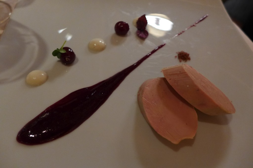 Foie gras et griottines © GP