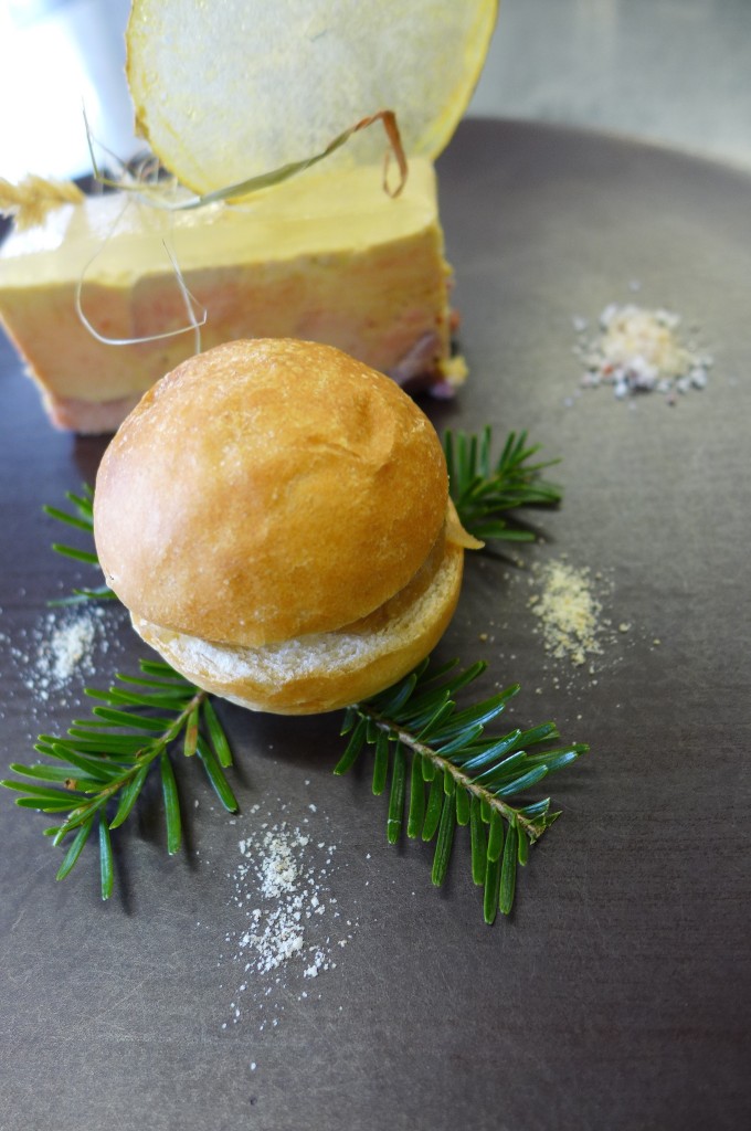 Foie gras et son burger © GP