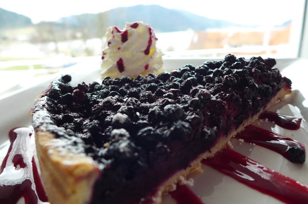 Tarte aux myrtilles © GP