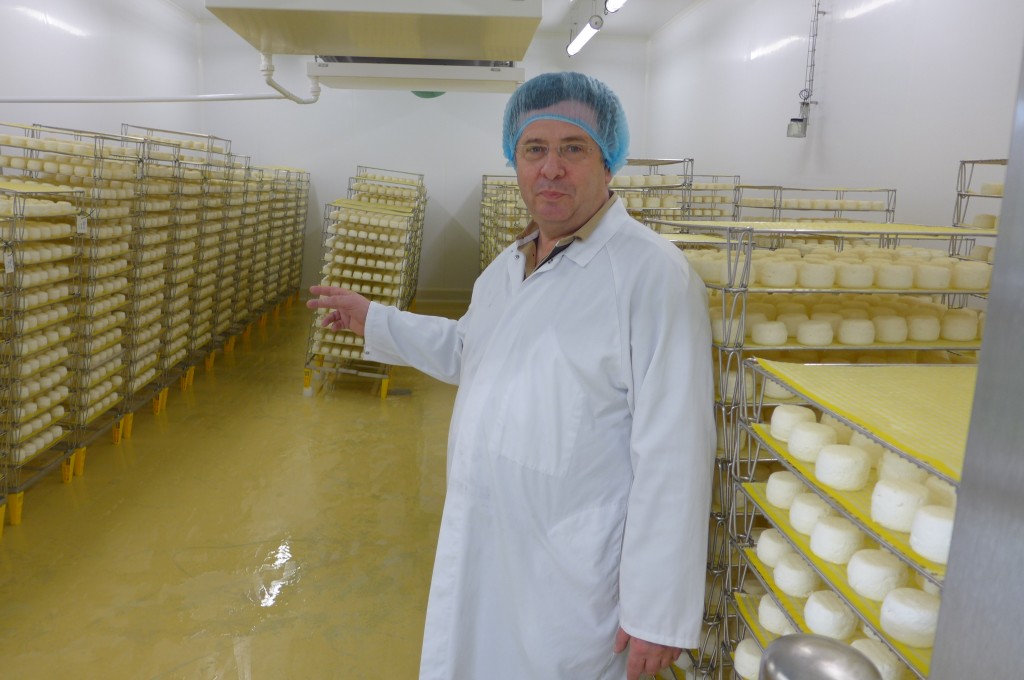 Laurent Crochet dans ses caves © GP