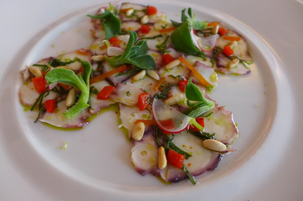 Carpaccio de poulpe © GP