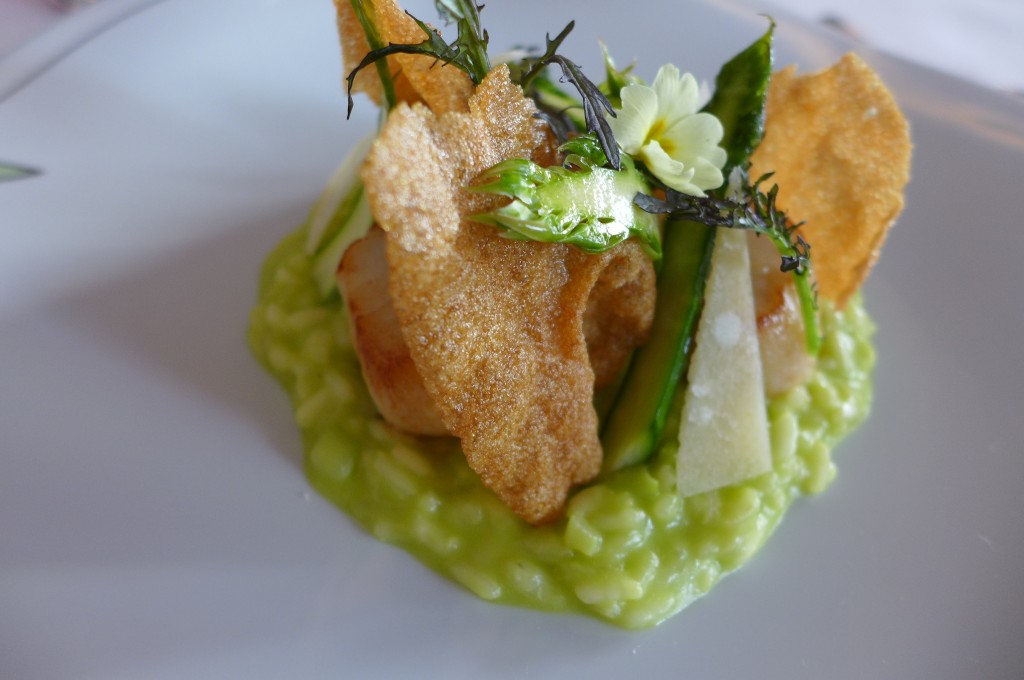 Risotto de saint-jacques © GP