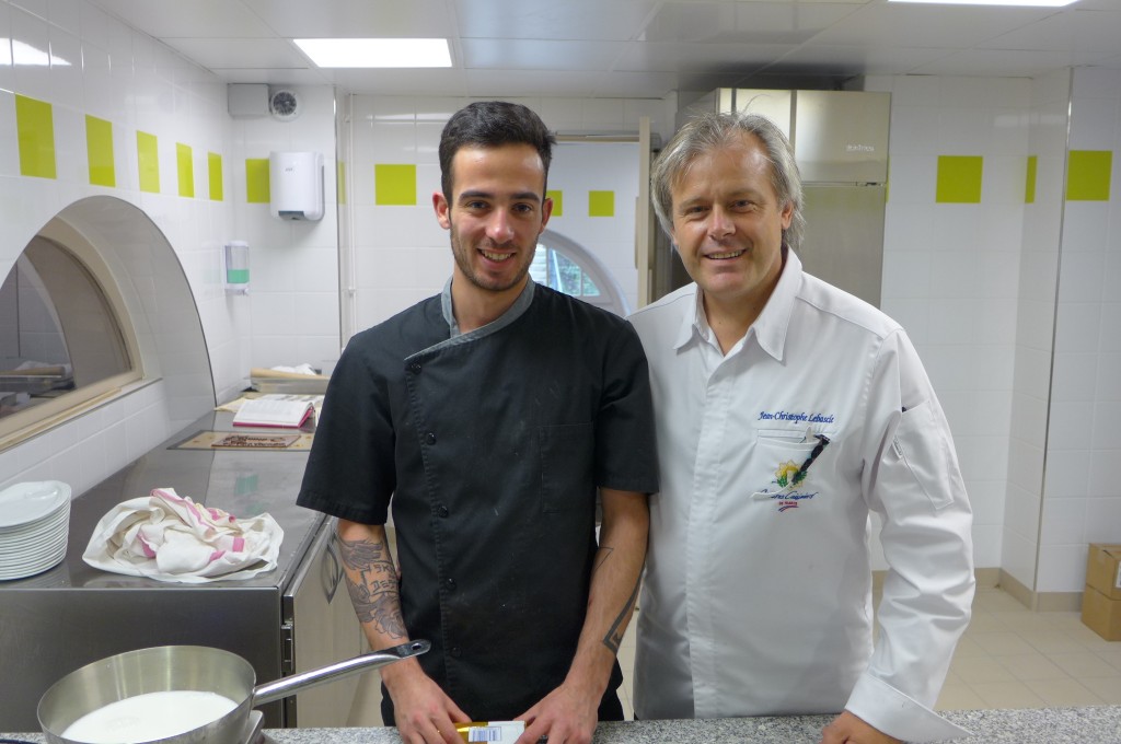 Le pâtissier et JC Lebascle © GP