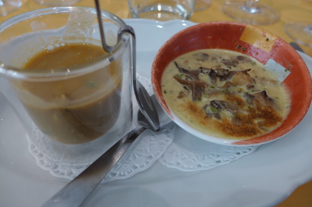 Cabillaud en soupe et grenouilles © GP