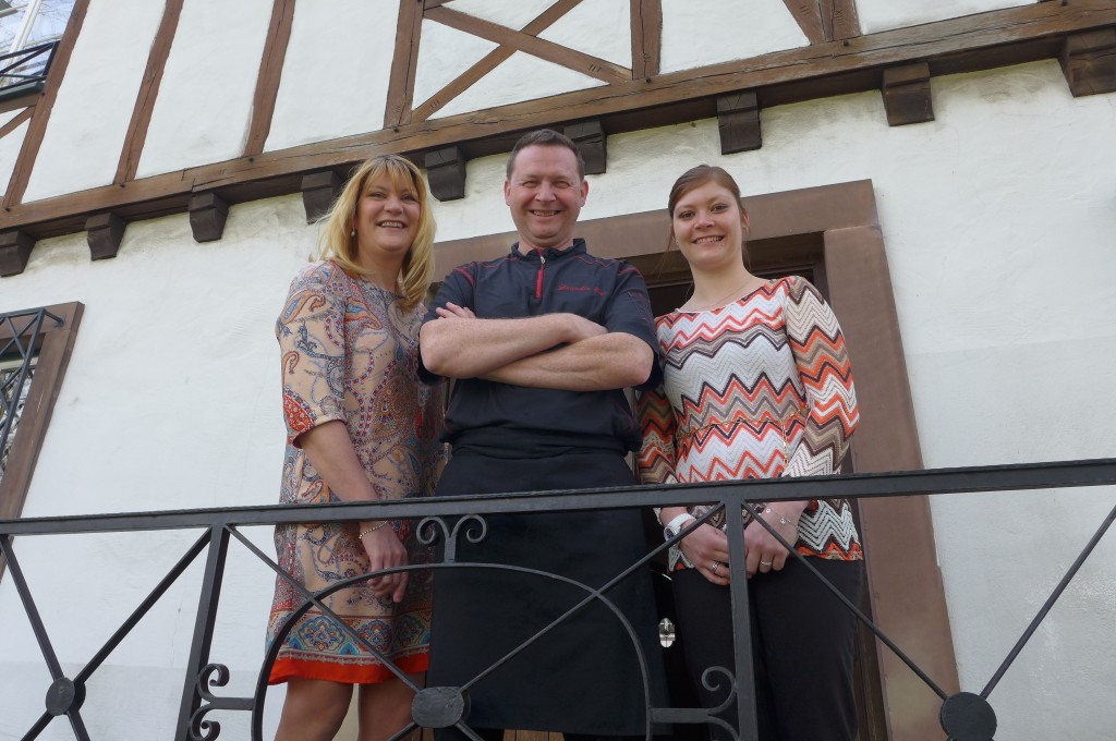 Les Dauphin et leur fille Sarah © GP
