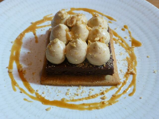 Tartelette chocolat, cacahuète © DC
