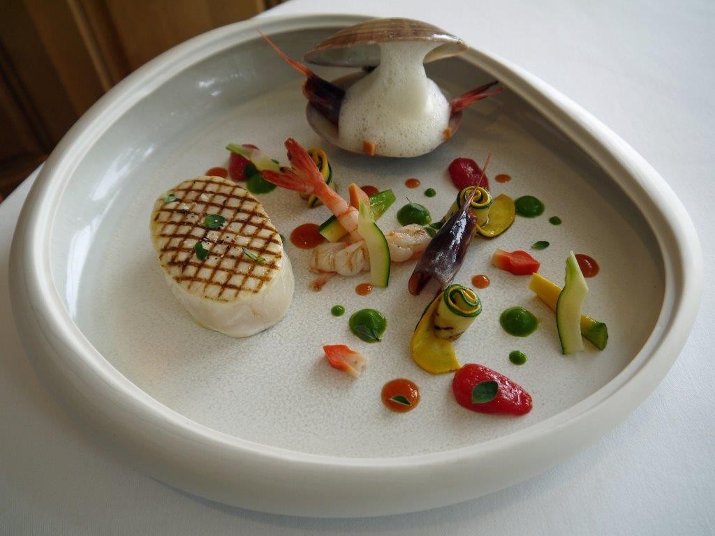 Turbot et gamberoni © AA