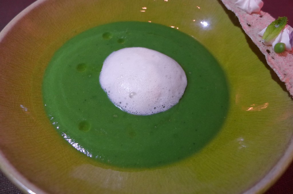 Velouté de petits pois © GP