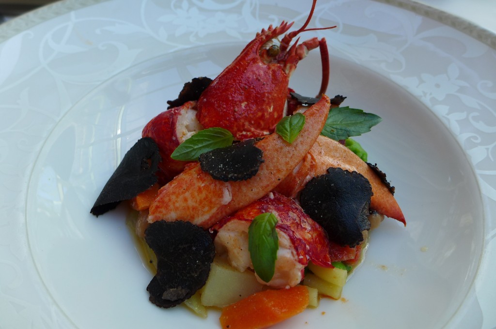Homard et truffe © GP