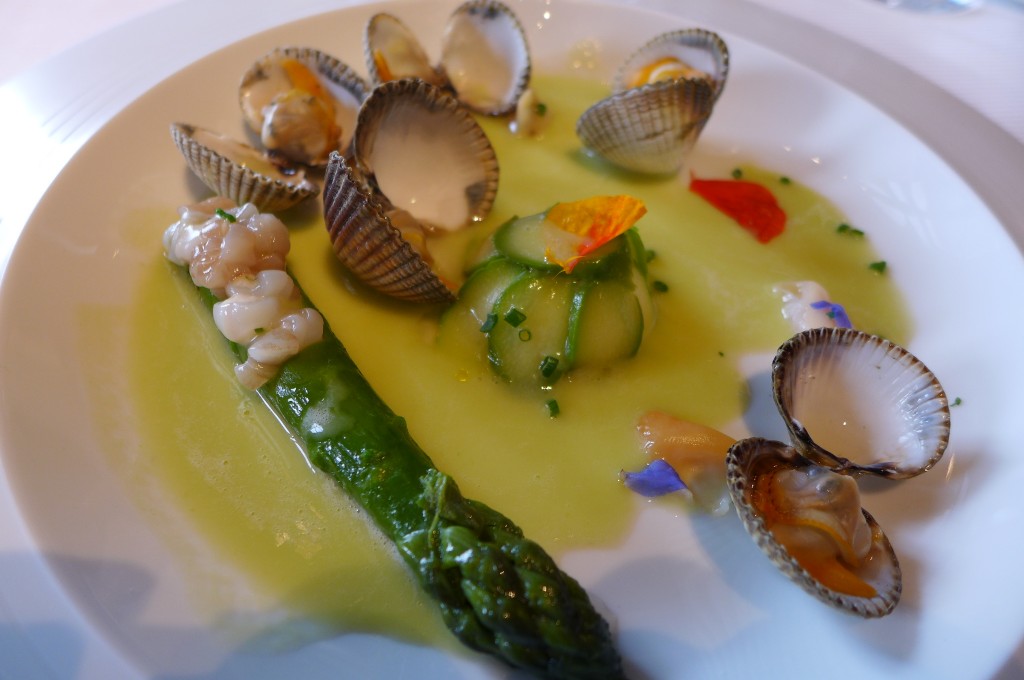 Saveurs de l'océan et asperges © GP