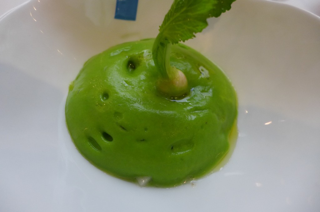 Mousse de petits pois © GP