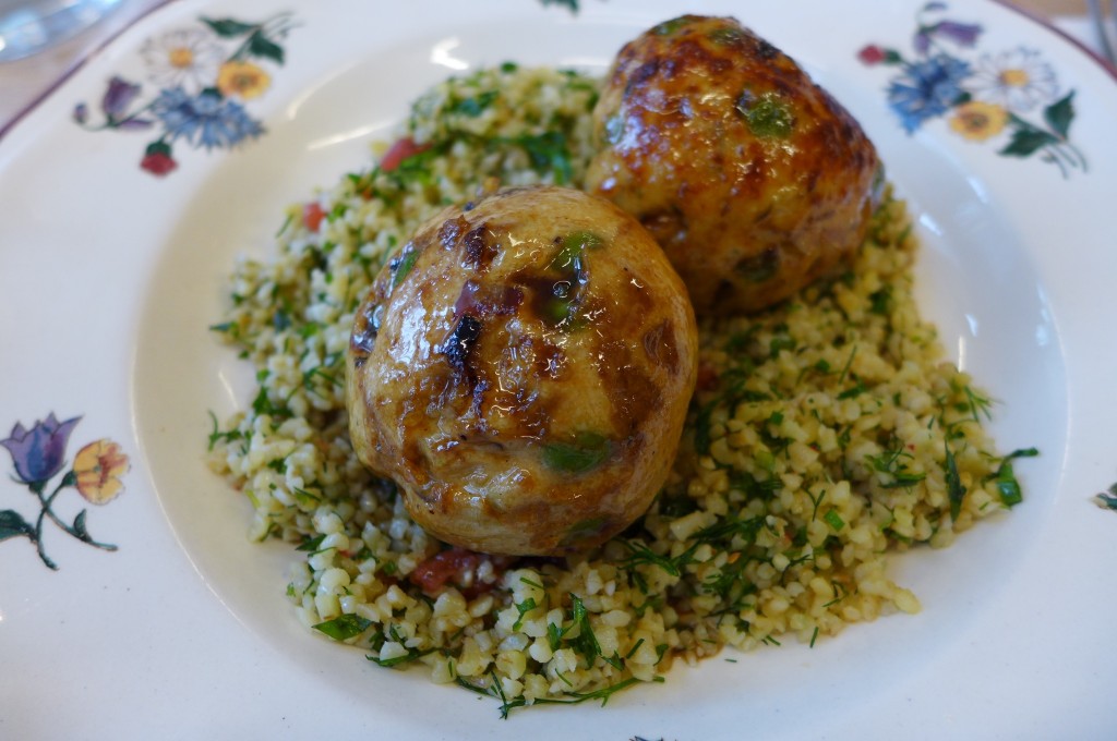 Boulettes de printemps et quinoa © GP
