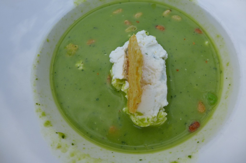 Velouté de petits pois © GP
