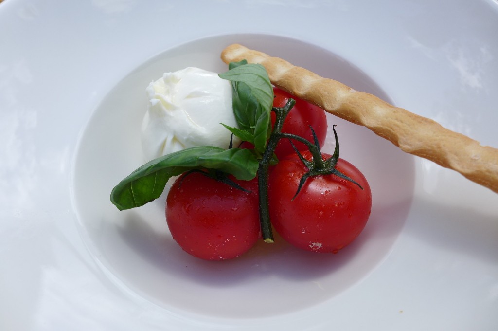 Tomates et burrata © GP