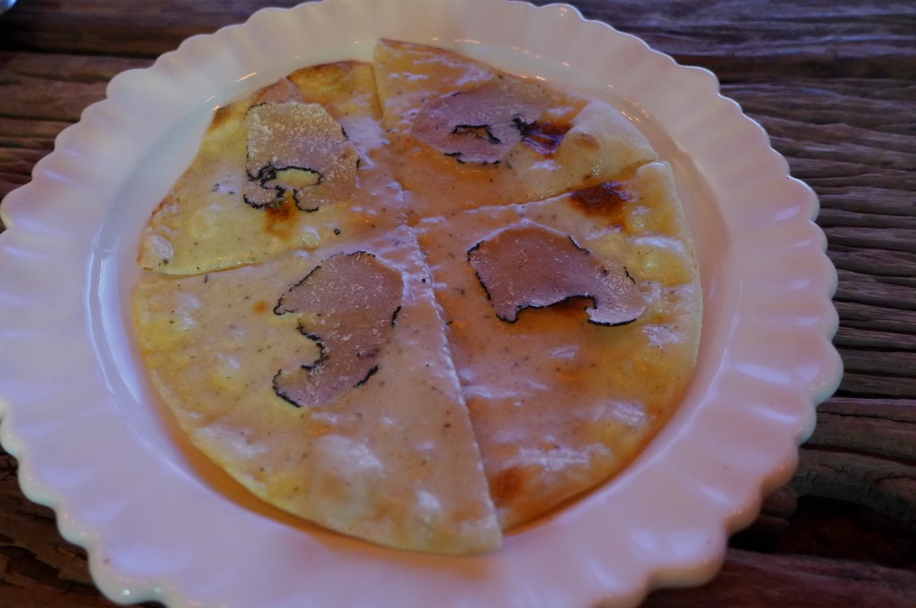 Pizza aux truffes © GP