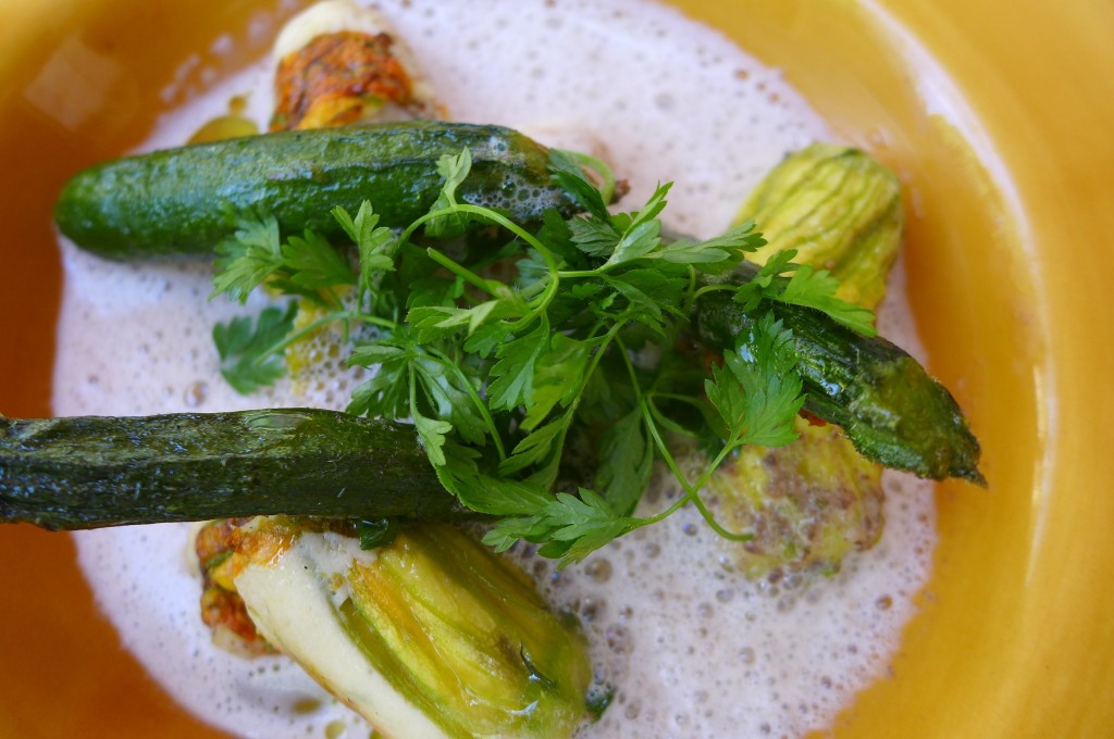 Courgettes fleurs farcies © GP