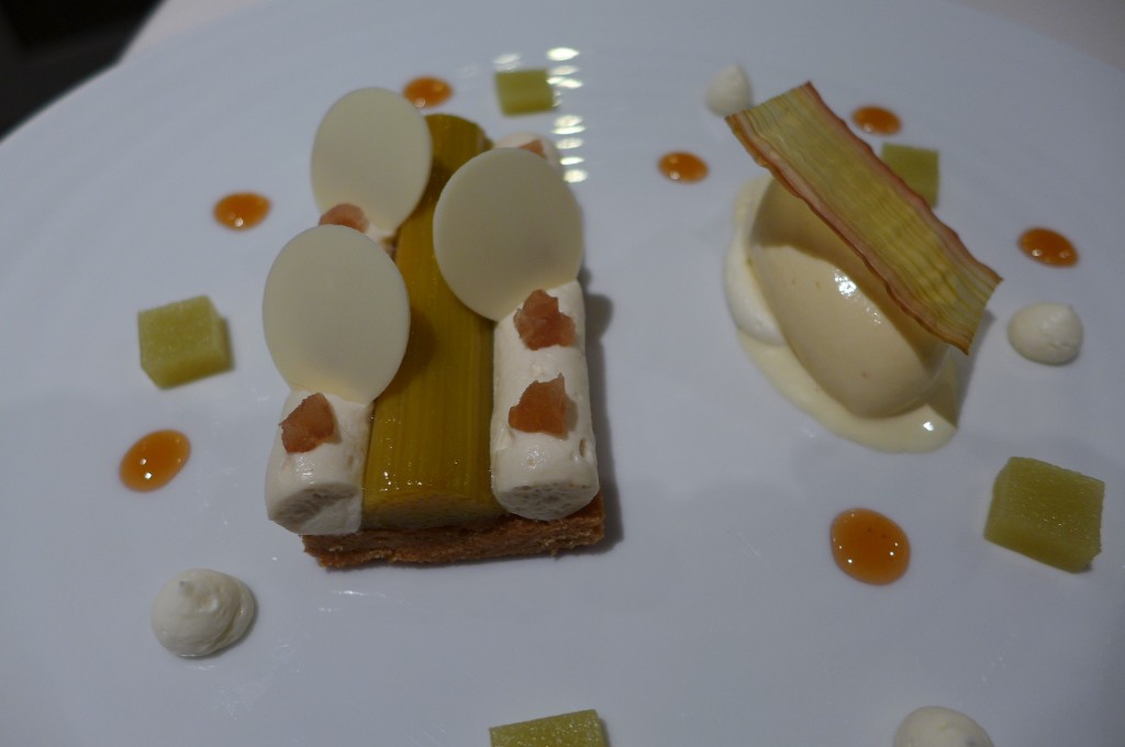 Rhubarbe et chocolat blanc © GP