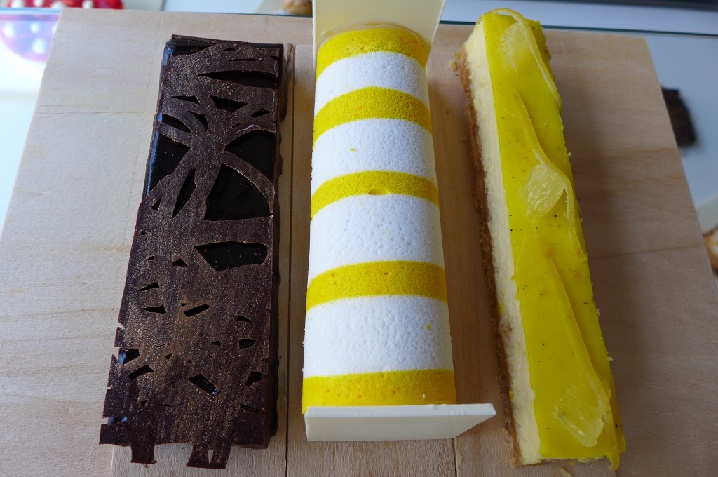 Tarte chocolat, meringue citronnée, cheese-cake citron © GP