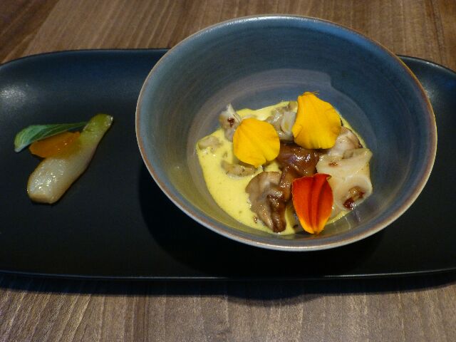 Bulots en sabayon curry © DC