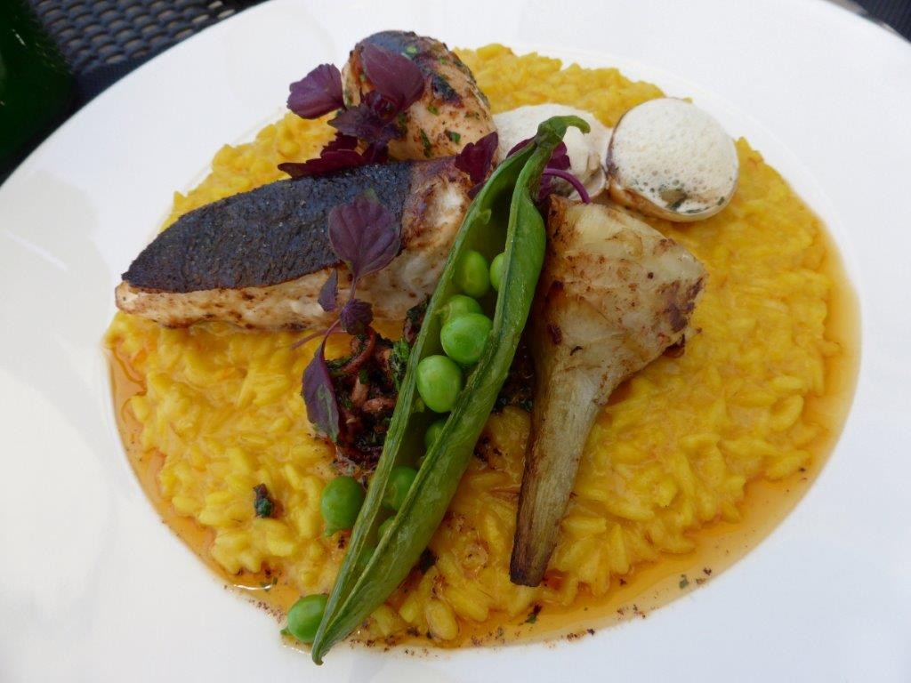 Filet de flétan façon paella © AA