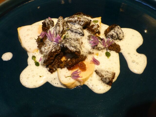 Foie gras poché aux morilles © DC