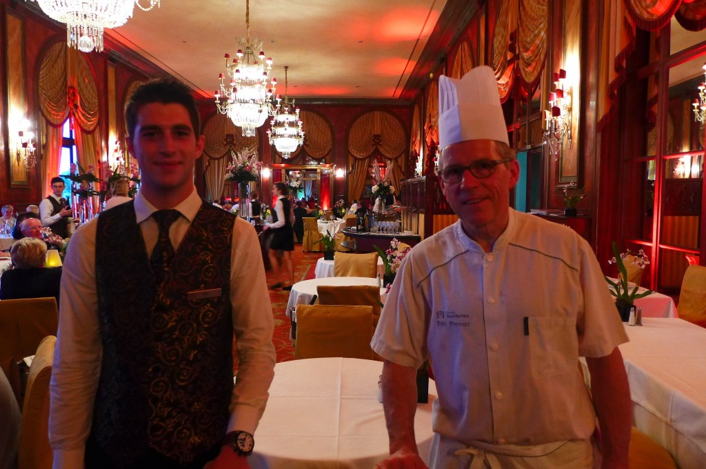 Eric Provost et le service © GP