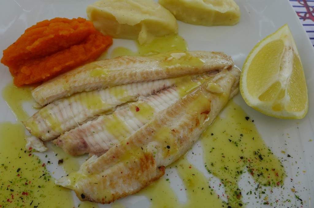 Sole "grillée  sauce vierge" © GP