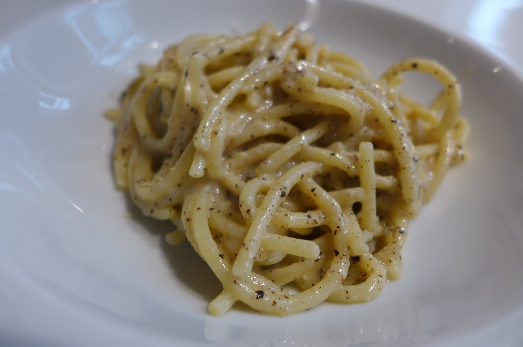 Spaghetti cacio et pepe © GP