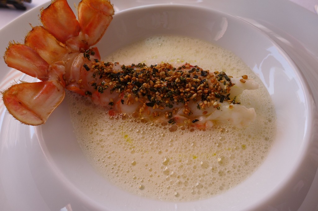 Langoustine panée au sésame © GP