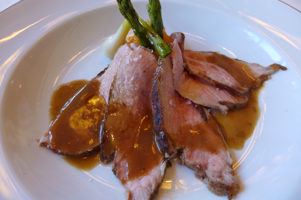 Presa ibérique et asperges © GP