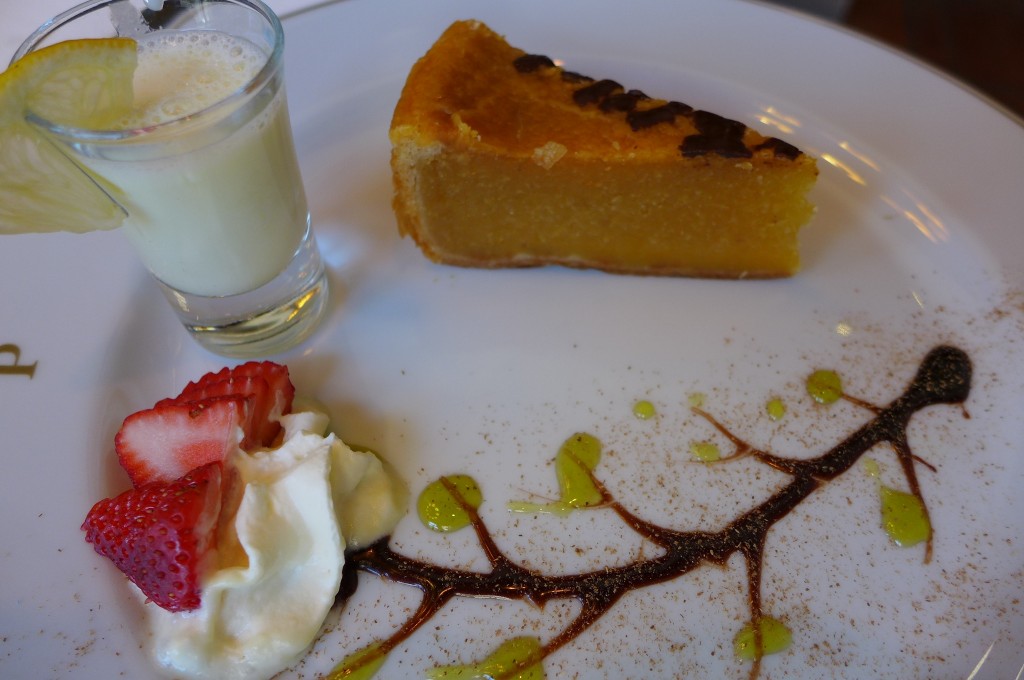 Tarte aux amandes et oeufs © GP